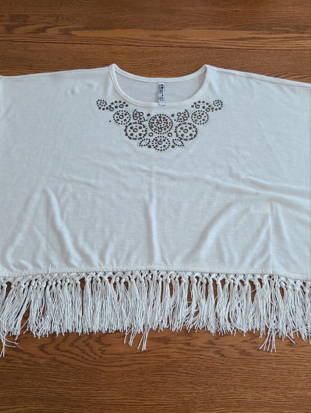 Beautees poncho style shirt